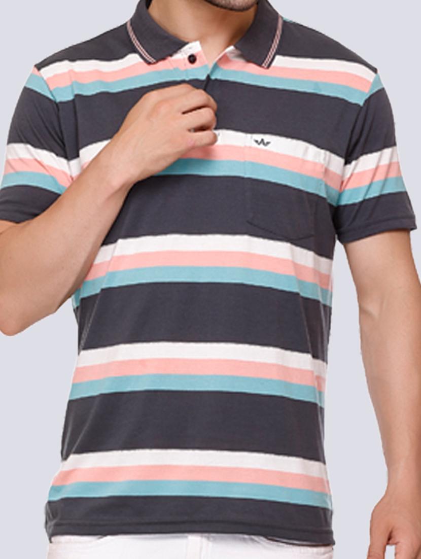 men's striped polo t-shirt - 20429475 - Standard Image - 4