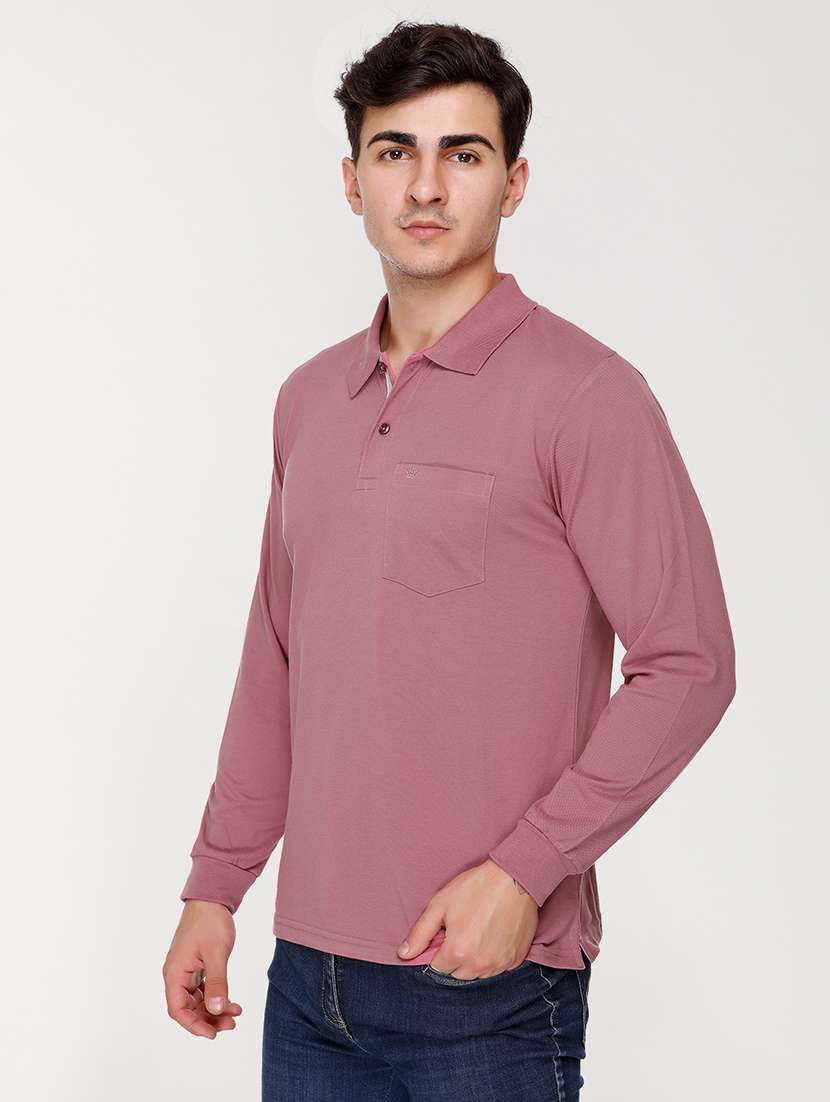 men pink cotton t-shirt - 20429488 -  Standard Image - 1