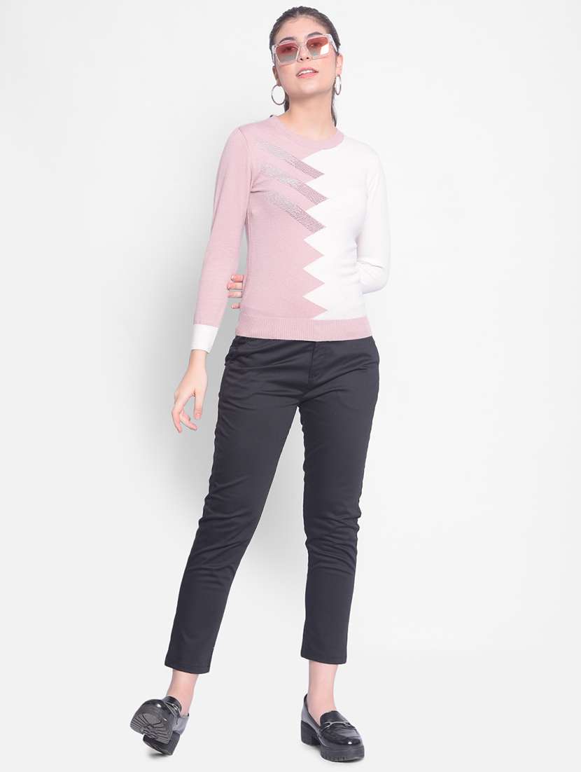 black solid flat front trouser - 20429892 -  Standard Image - 4