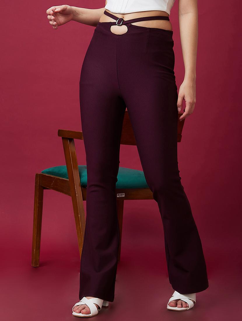 purple solid high-rise jegging - 20430218 - Standard Image - 1