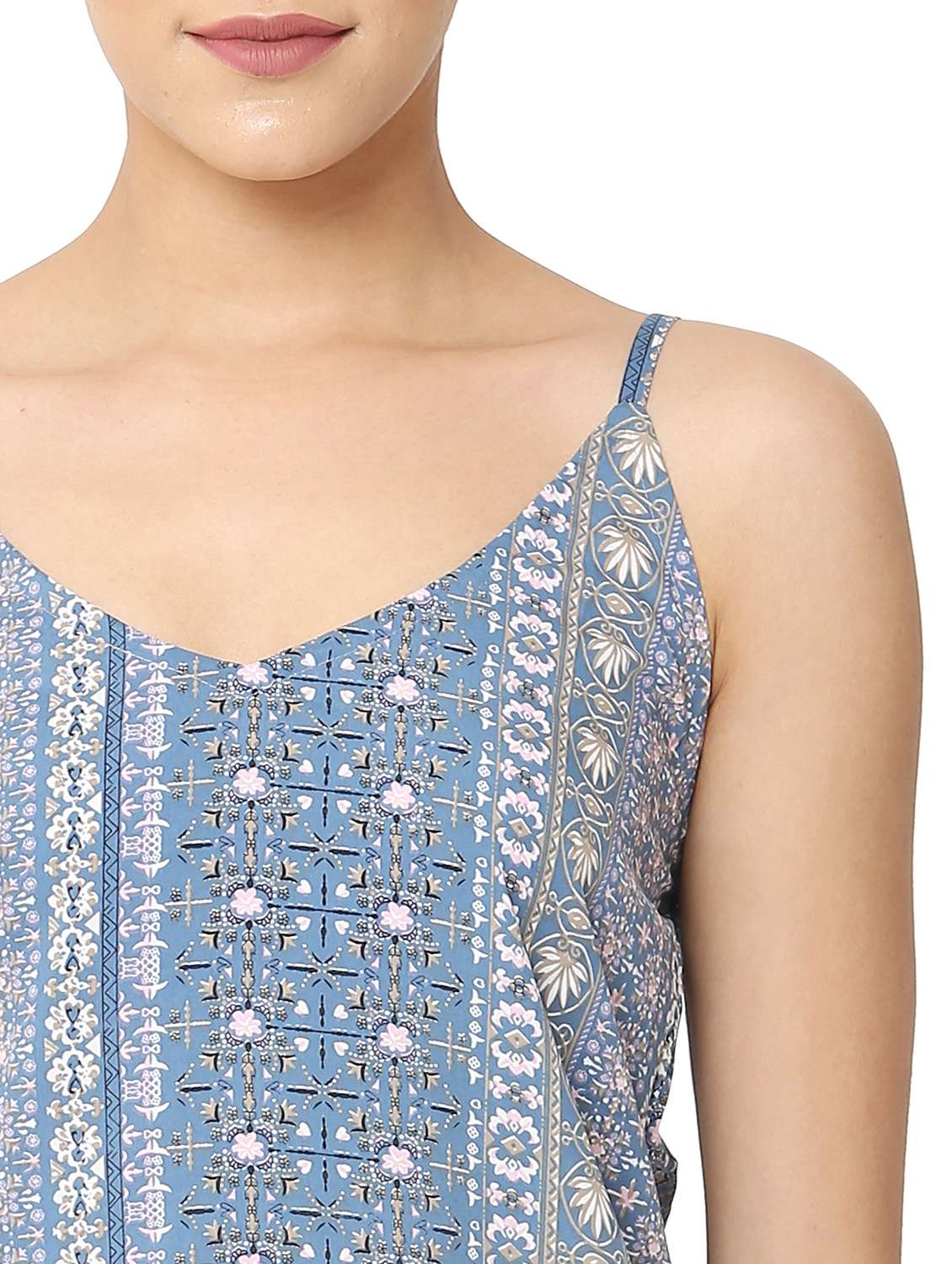 women's printed nightwear shorts set - 20430340 -  Standard Image - 4