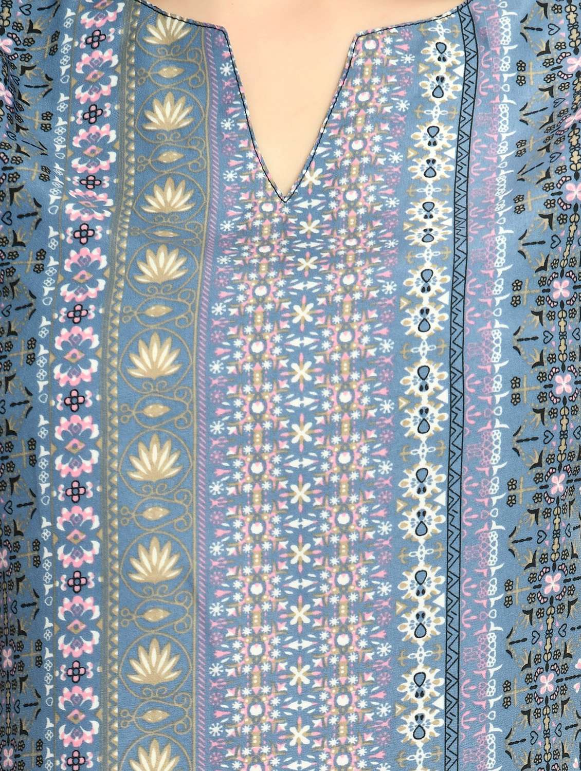 women's printed nightwear shorts set - 20430363 -  Standard Image - 4