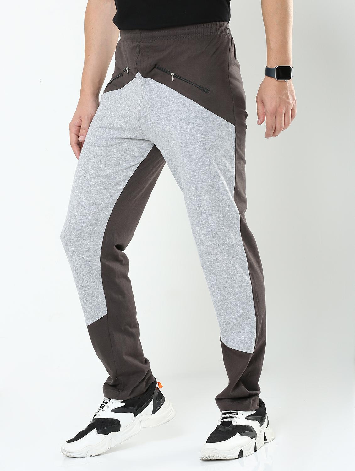 men cotton full length track pant - 20430967 - Standard Image - 1