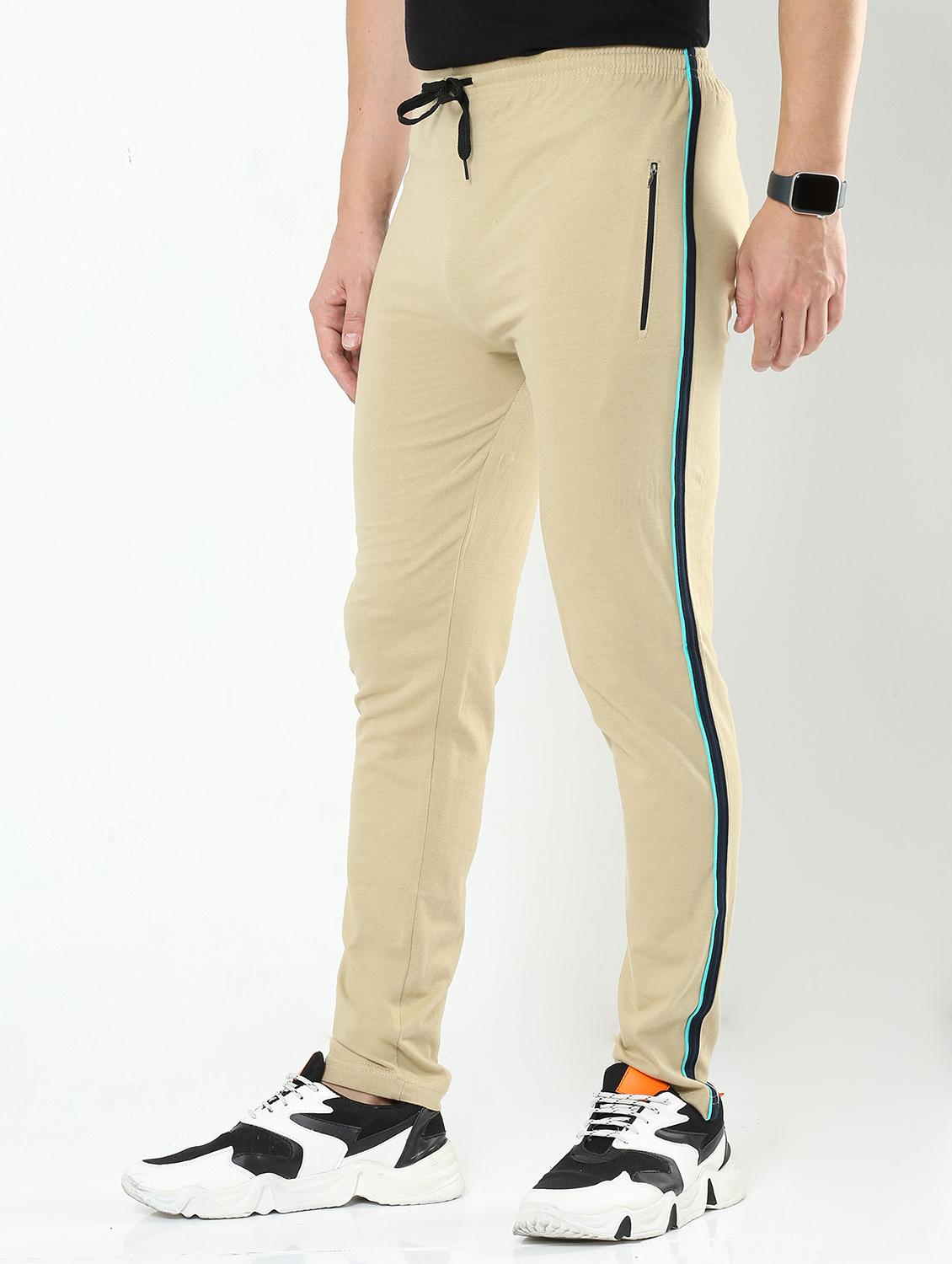 men cotton full length track pant - 20430979 - Standard Image - 1