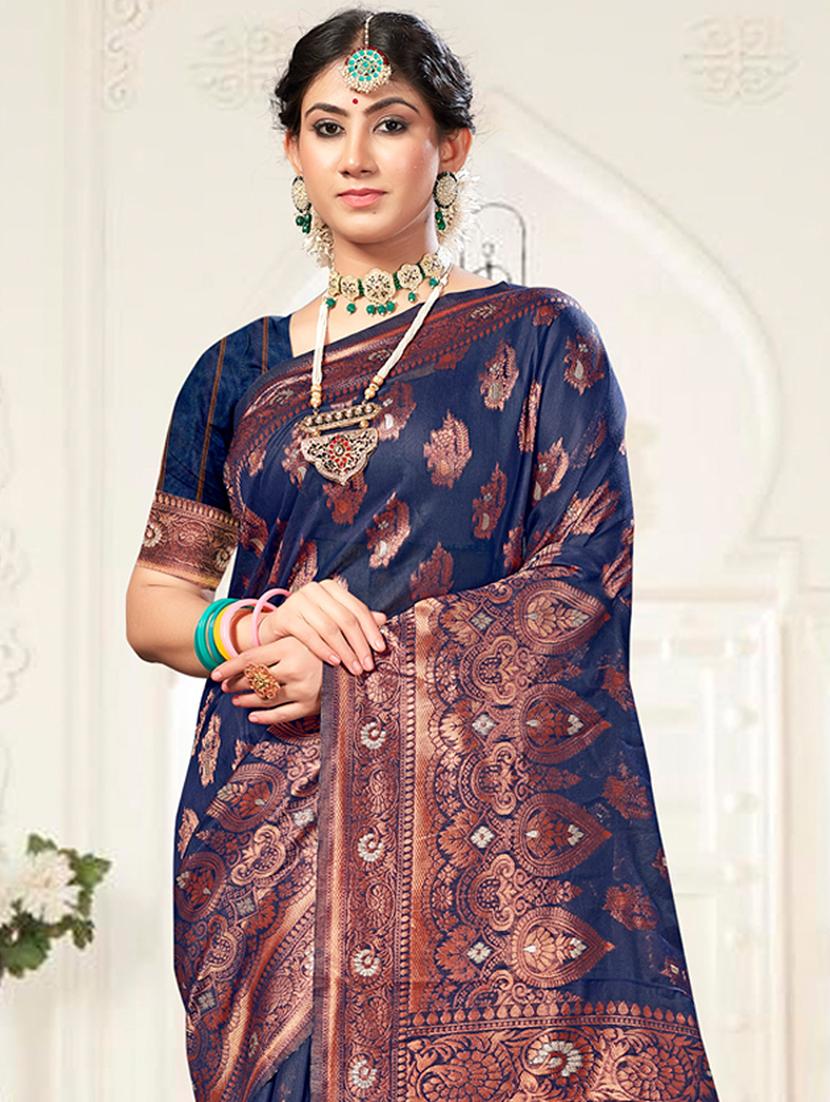 women's banarasi saree - 20431032 - Standard Image - 1