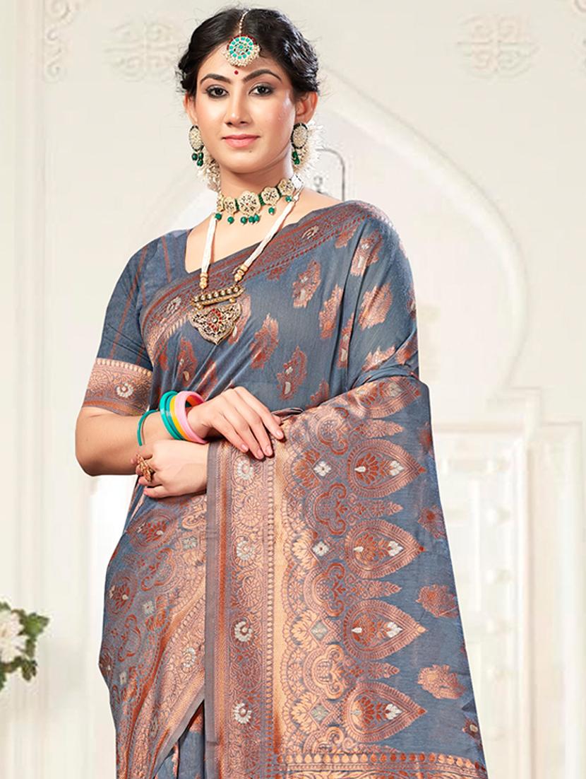 women's banarasi saree - 20431033 - Standard Image - 1