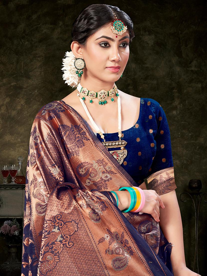 women's banarasi saree - 20431036 - Standard Image - 1