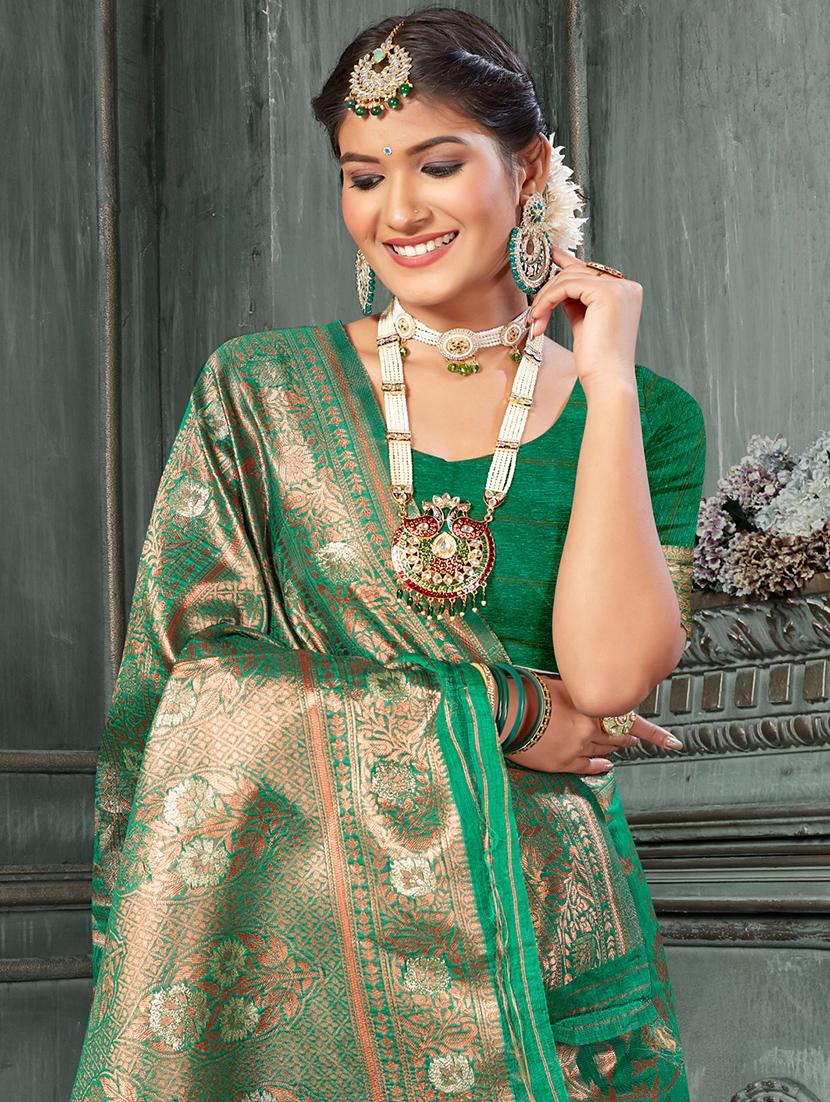 women's banarasi saree - 20431051 - Standard Image - 1