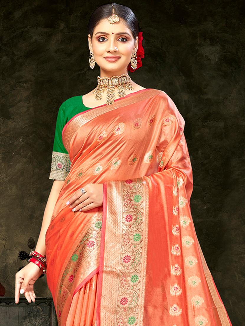 zari work banarasi silk saree - 20431164 - Standard Image - 1