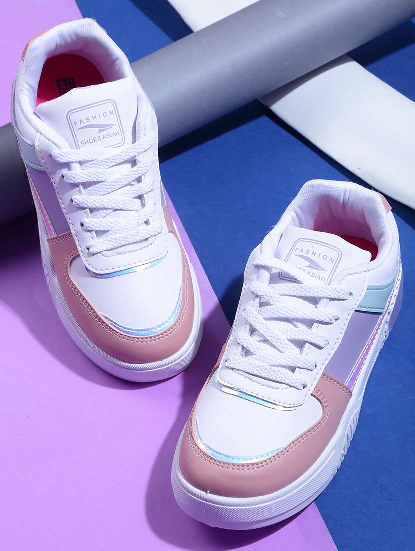women's multi colored lace-up sneaker - 20431332 -  Zoom Image - 0