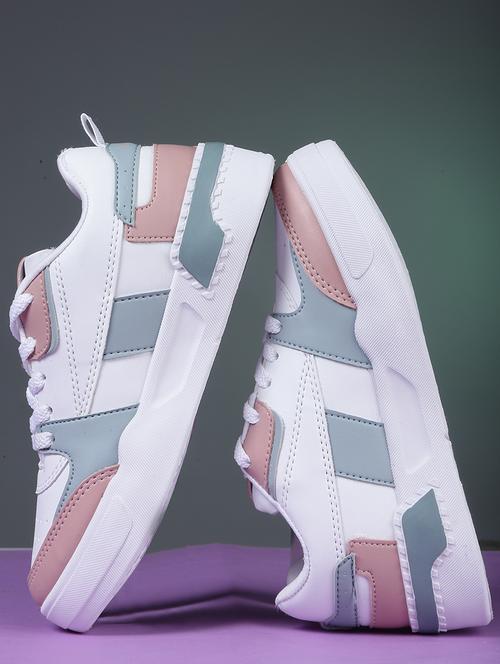 women's multi colored lace-up sneaker - 20431339 - Standard Image - 0