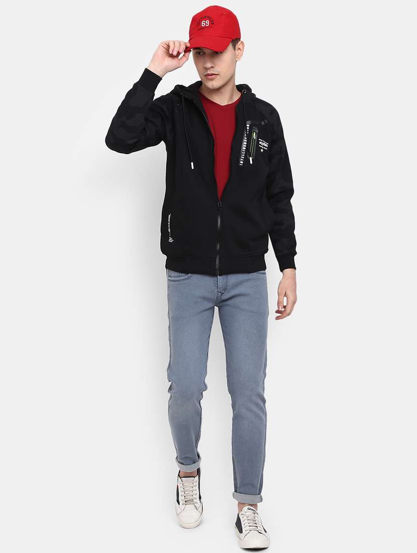 mens placement print sweatshirt - 20434163 -  Standard Image - 4