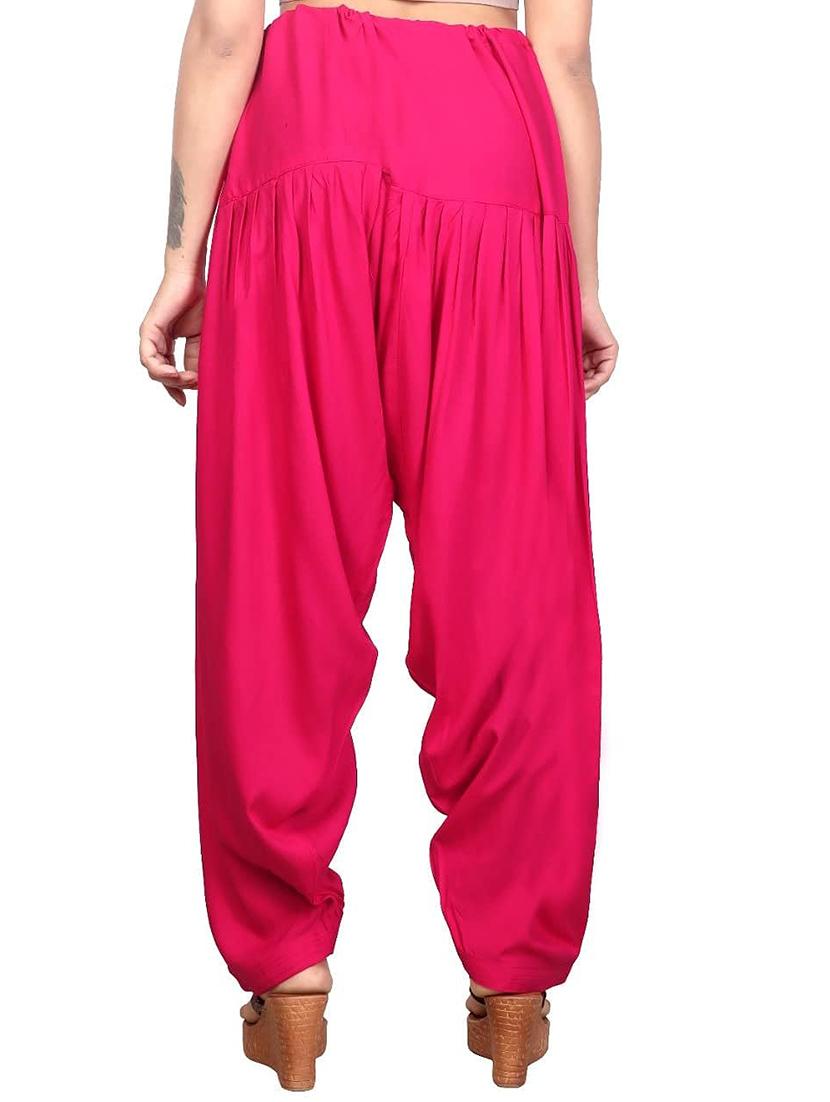 pack of 2 solid cotton salwars - 20435582 - Standard Image - 4