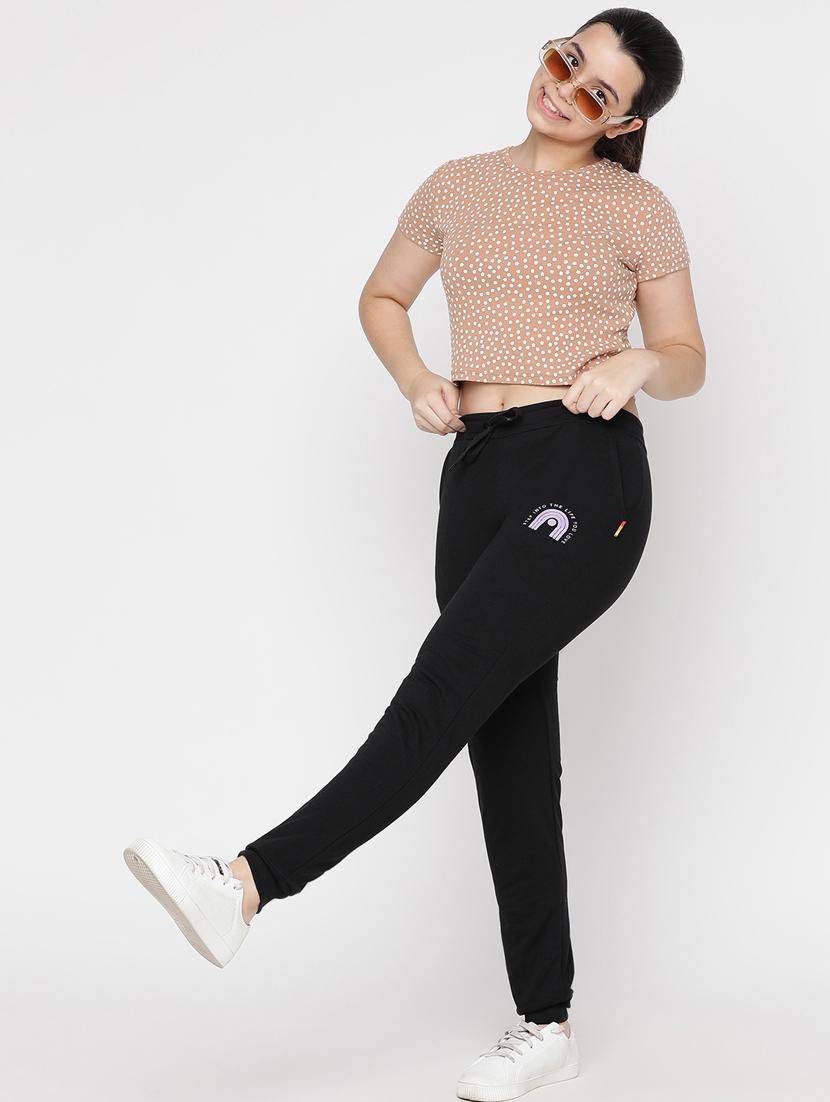 girls black joggers - 20435789 - Standard Image - 4