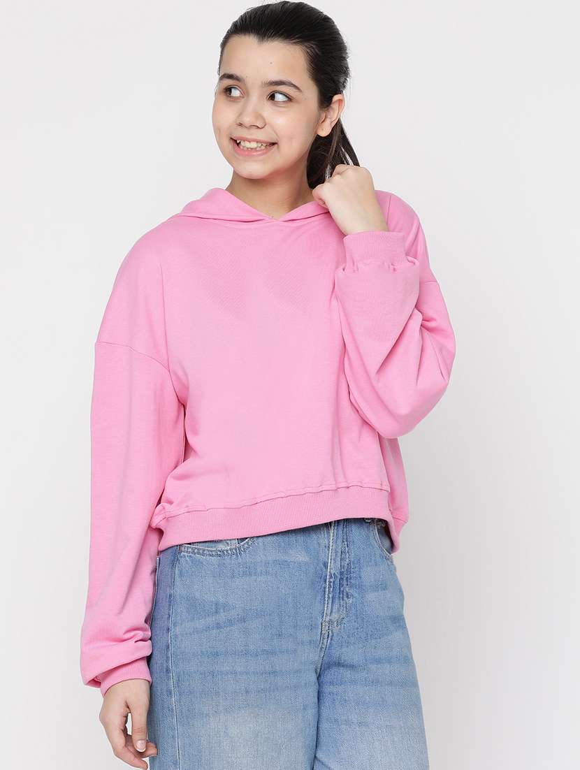 girls placement print hooded sweatshirt - 20435797 -  Standard Image - 1