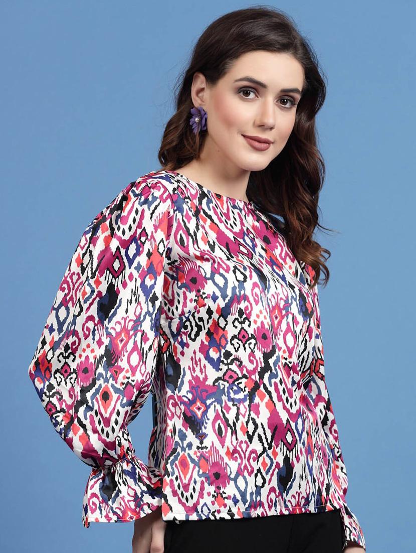 multi color printed straight top - 20436090 - Standard Image - 1
