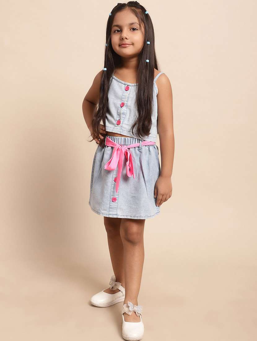 girls top & skirt set