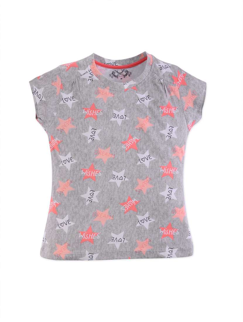 girls crew neck top