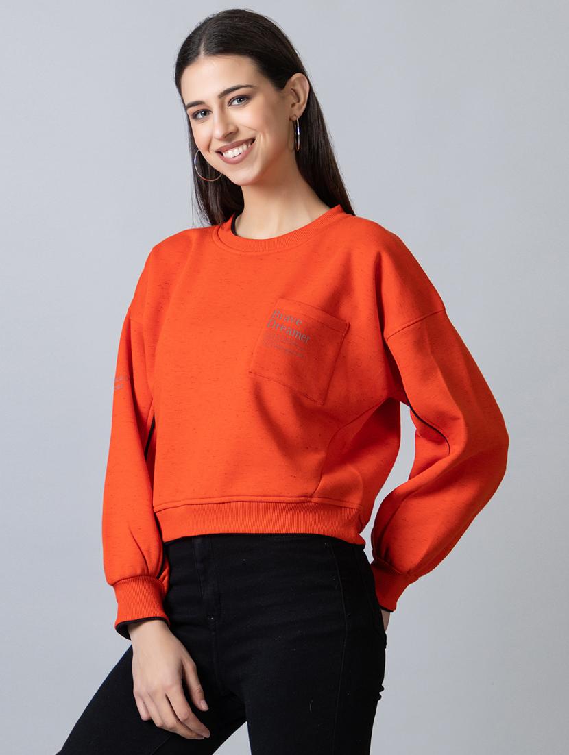 women's plain sweatshirt - 20436420 - Standard Image - 1
