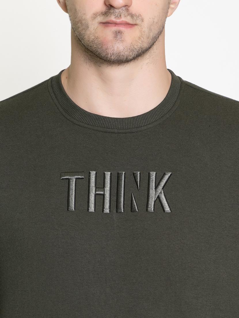 mens chest print sweatshirt - 20436431 - Standard Image - 4