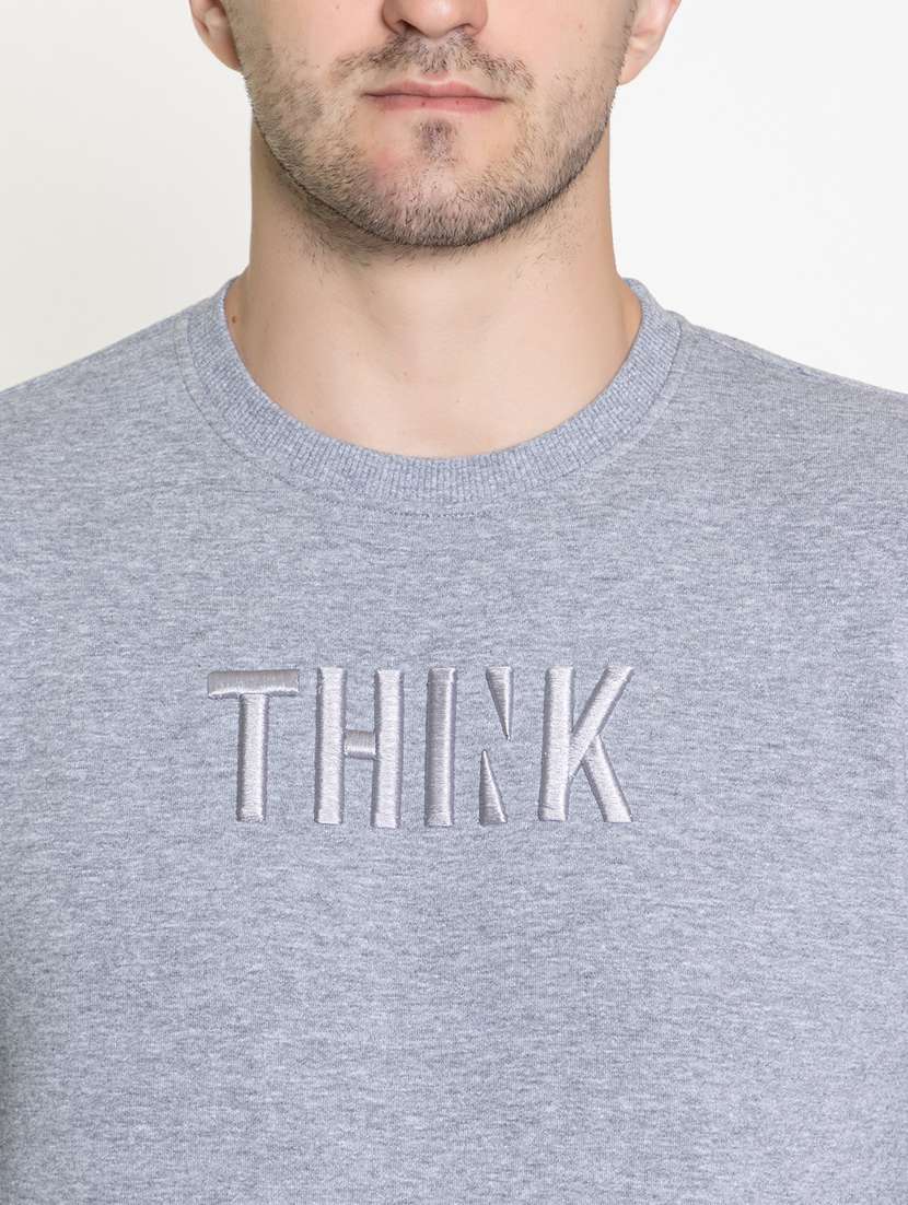 mens chest print sweatshirt - 20436433 -  Standard Image - 4