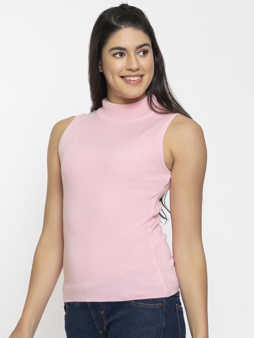 women sleeveless solid regular pullover - 20436538 -  Standard Image - 1