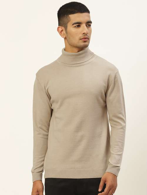 men long sleeved solid pullover - 20436542 -  Standard Image - 0