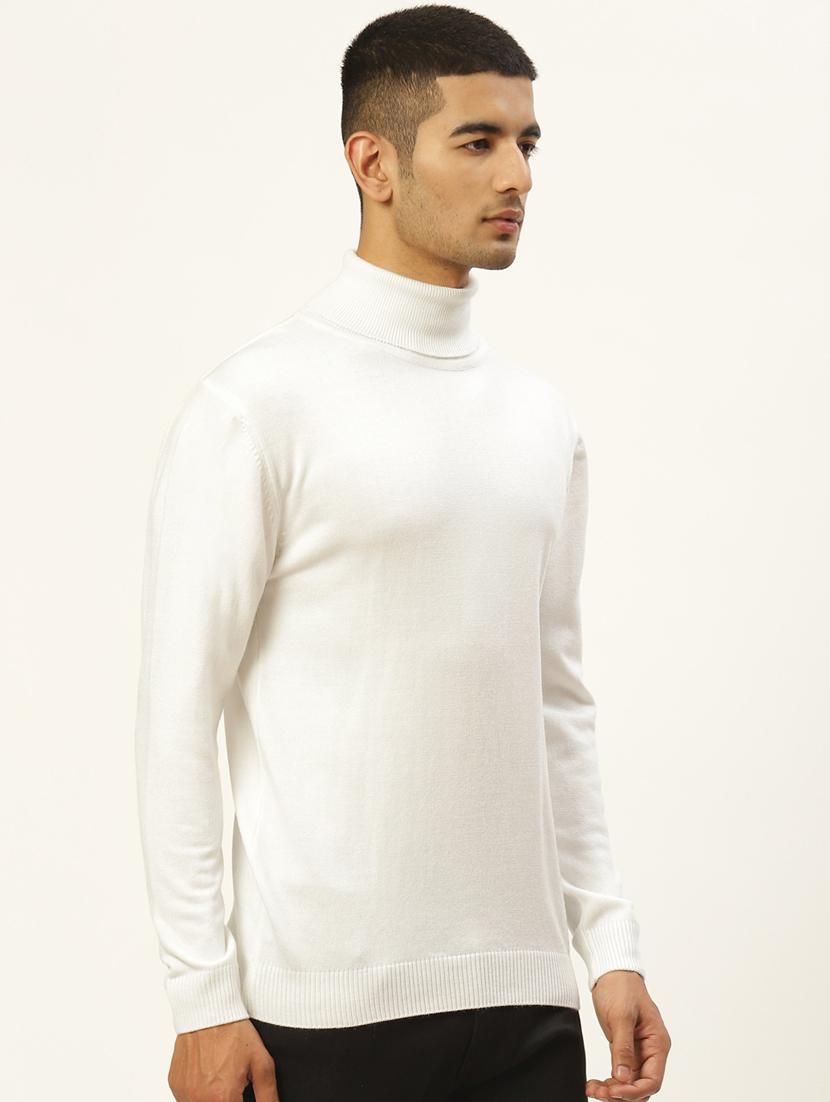 men long sleeved solid pullover - 20436543 - Standard Image - 1