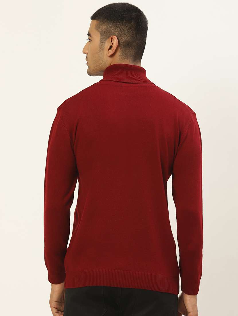 men long sleeved solid pullover - 20436545 -  Standard Image - 1