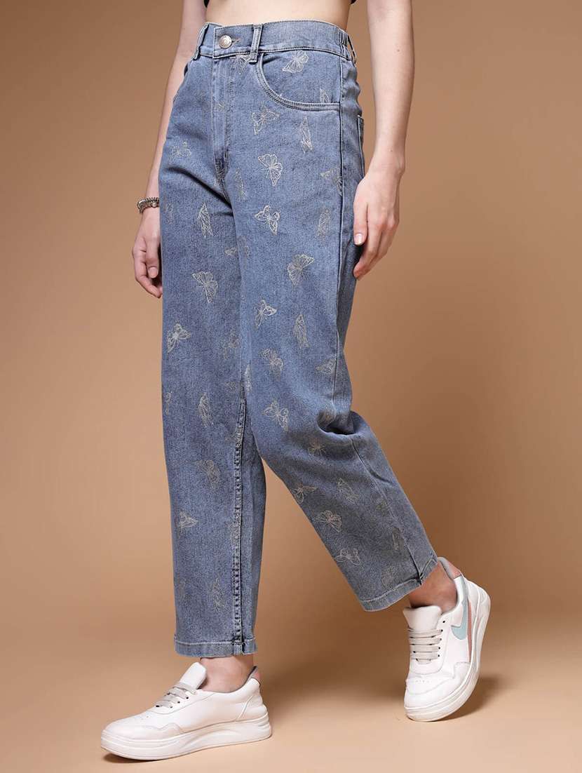 women's straight fit jeans - 20442292 - Standard Image - 1