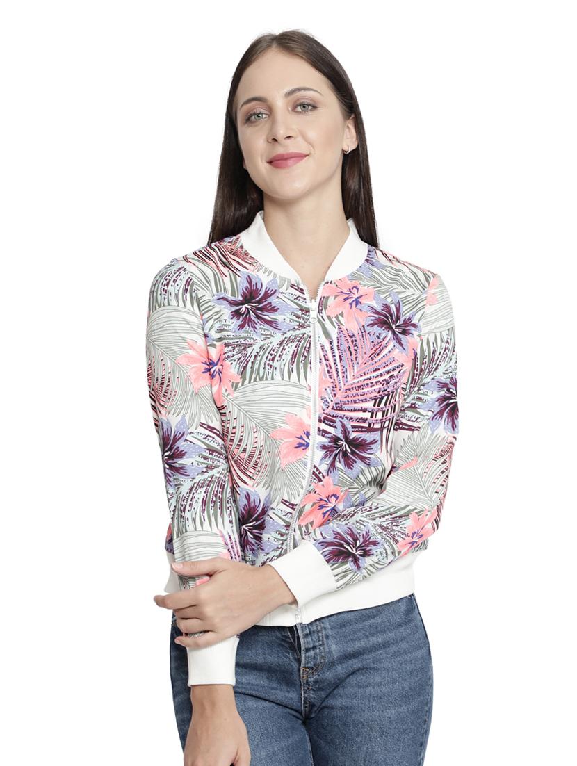 women multi colored bomber jacket - 20444402 - Standard Image - 1