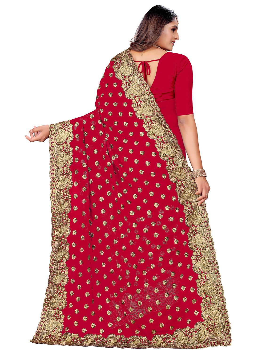 women's embroidered saree - 20446105 -  Standard Image - 1
