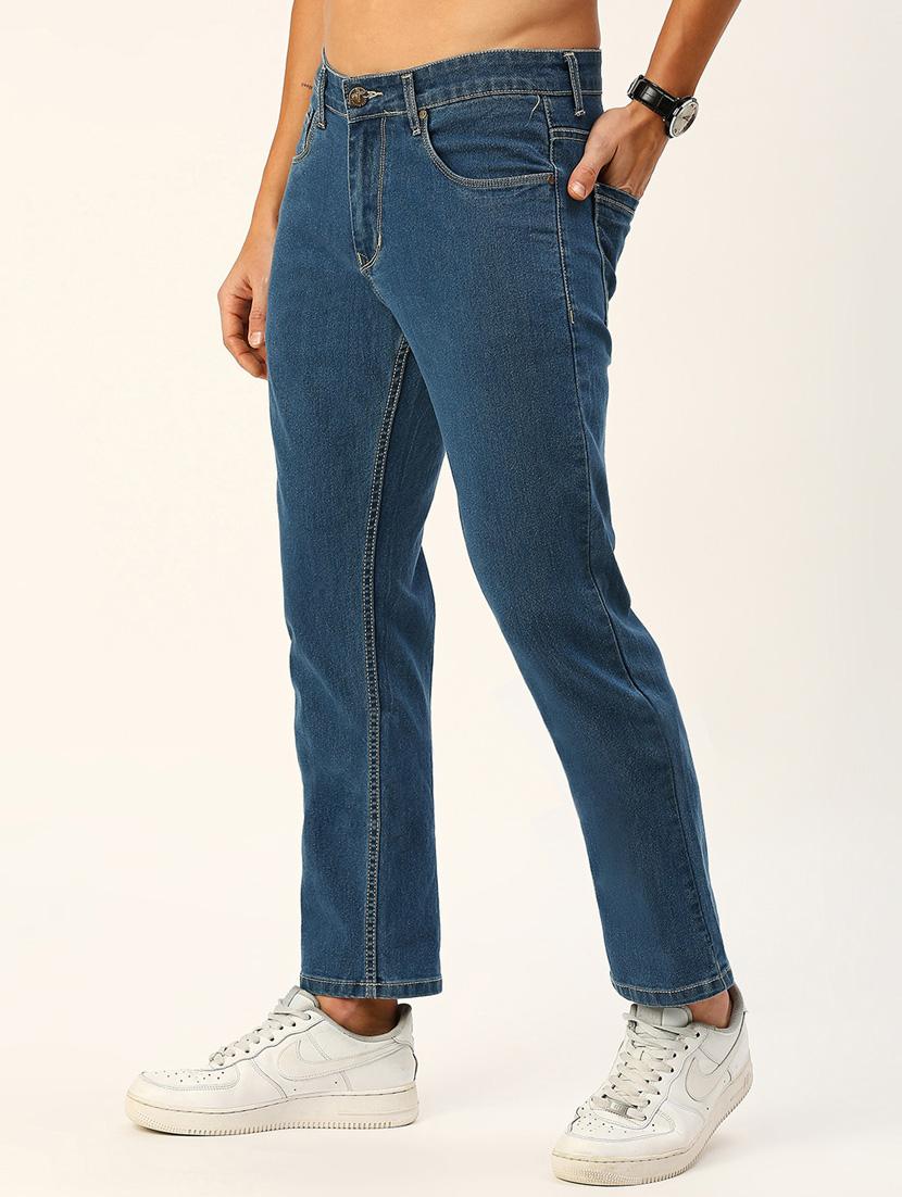 mens slim fit plain jeans - 20446163 - Standard Image - 1