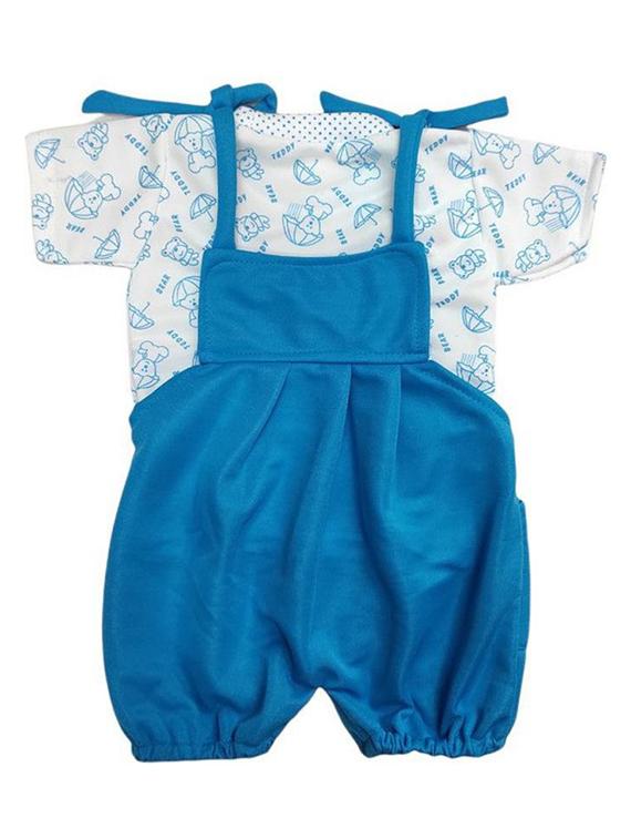 kids printed cotton dungree - 20446560 - Standard Image - 1