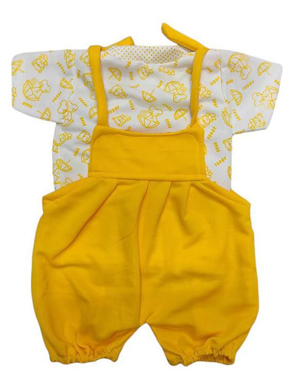 kids printed cotton dungree  - 20446563 -  Standard Image - 1