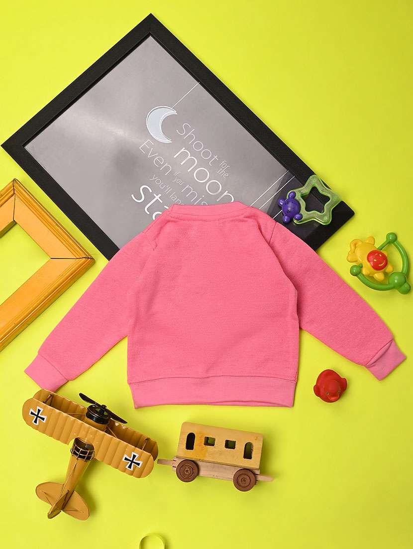 fuchsia acrylic solid sweatshirt - 20447747 -  Standard Image - 1