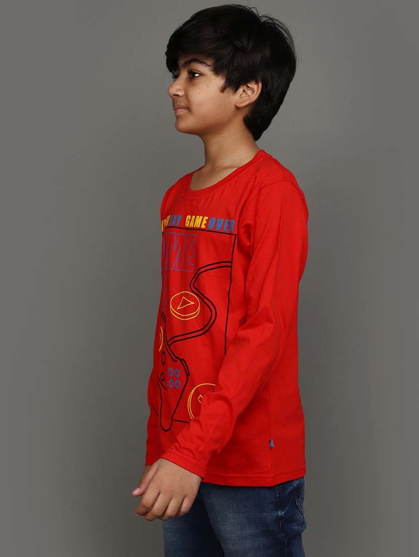 red cotton tshirt - 20447846 - Standard Image - 1