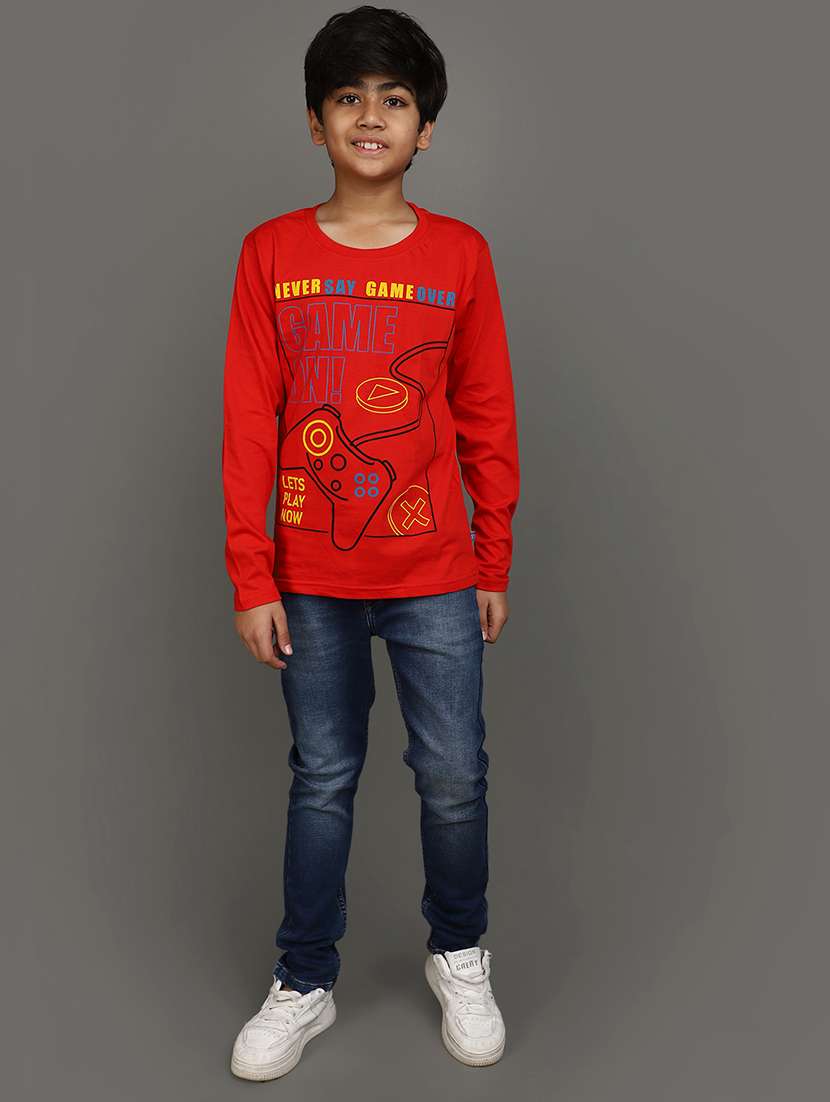 red cotton tshirt - 20447846 - Standard Image - 4