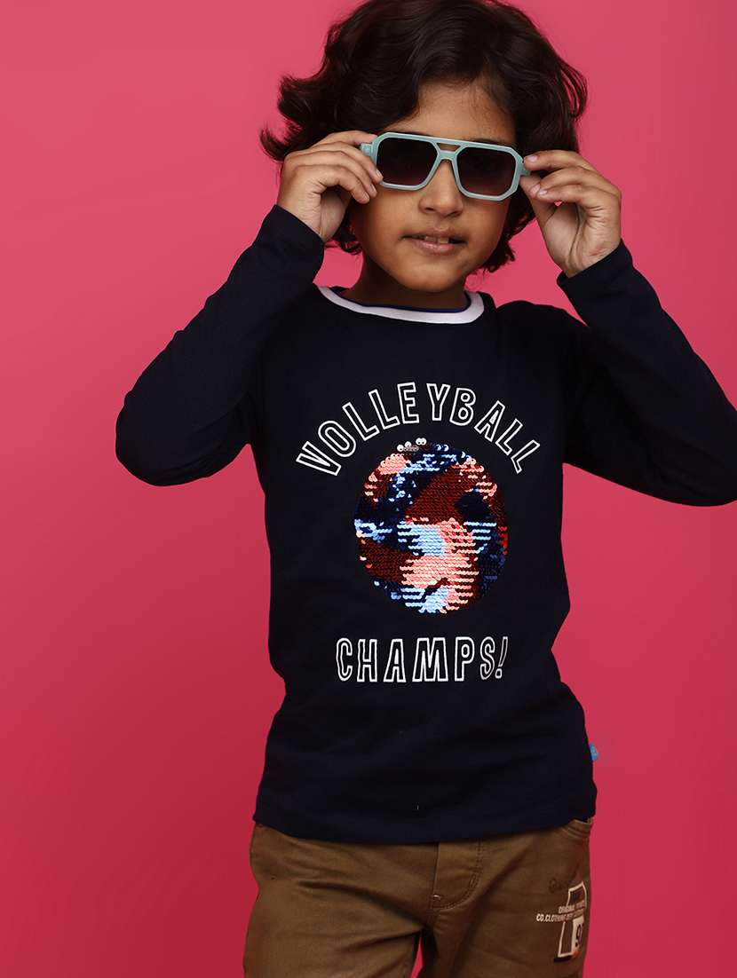 blue cotton tshirt - 20447860 -  Standard Image - 1