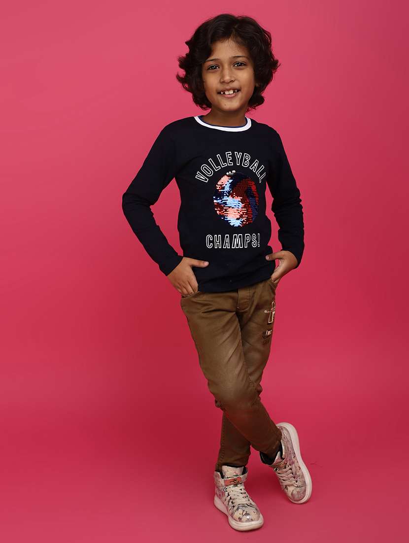 blue cotton tshirt - 20447860 -  Standard Image - 4