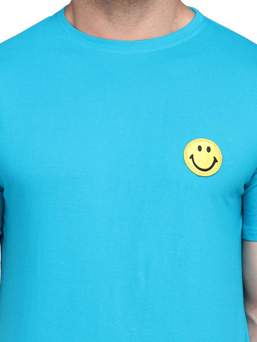 turquoise cotton tshirt - 20448630 - Standard Image - 4