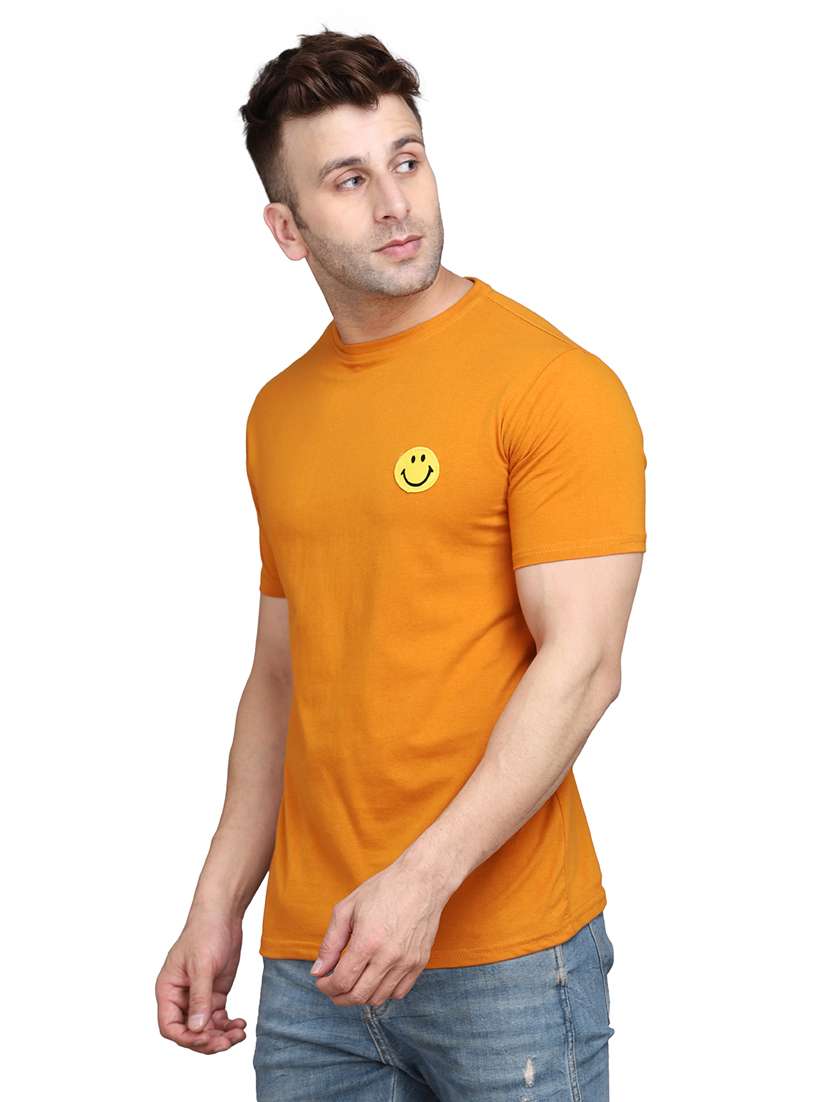 mustard cotton tshirt - 20448631 -  Standard Image - 1