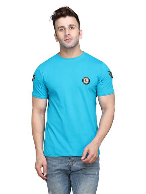 turquoise cotton tshirt - 20448635 -  Standard Image - 0