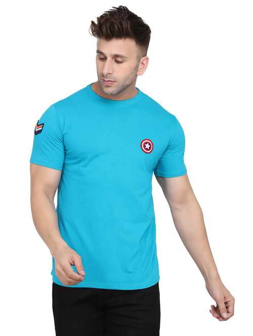 turquoise cotton tshirt - 20448638 -  Standard Image - 0