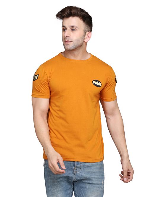 mustard cotton tshirt - 20448642 - Standard Image - 0