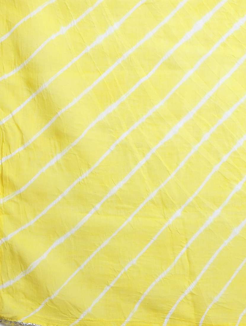 women yellow leheriya print dupatta - 20448798 -  Standard Image - 4