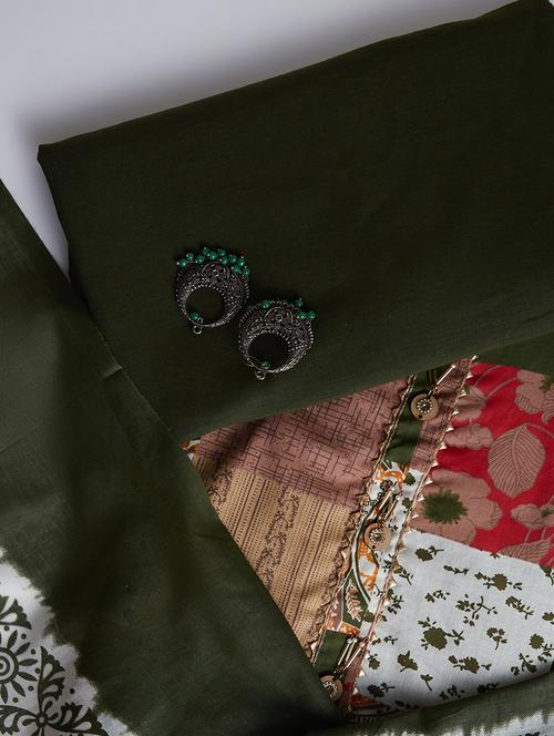 multi colored unstitched salwar suit set - 20449034 -  Standard Image - 0