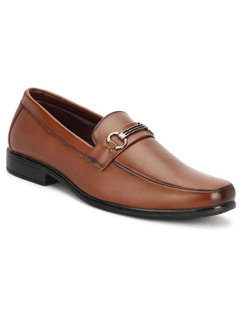 men's bronze slip on moccasin