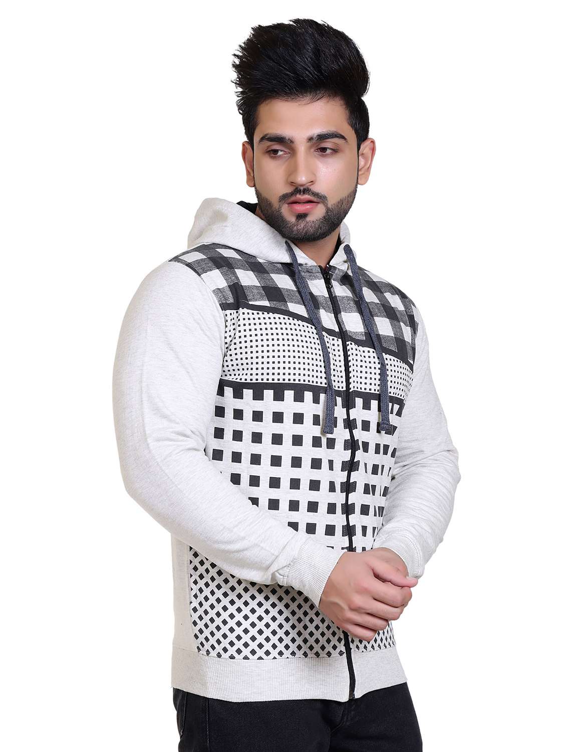 mens front print sweatshirt - 20449167 -  Standard Image - 1