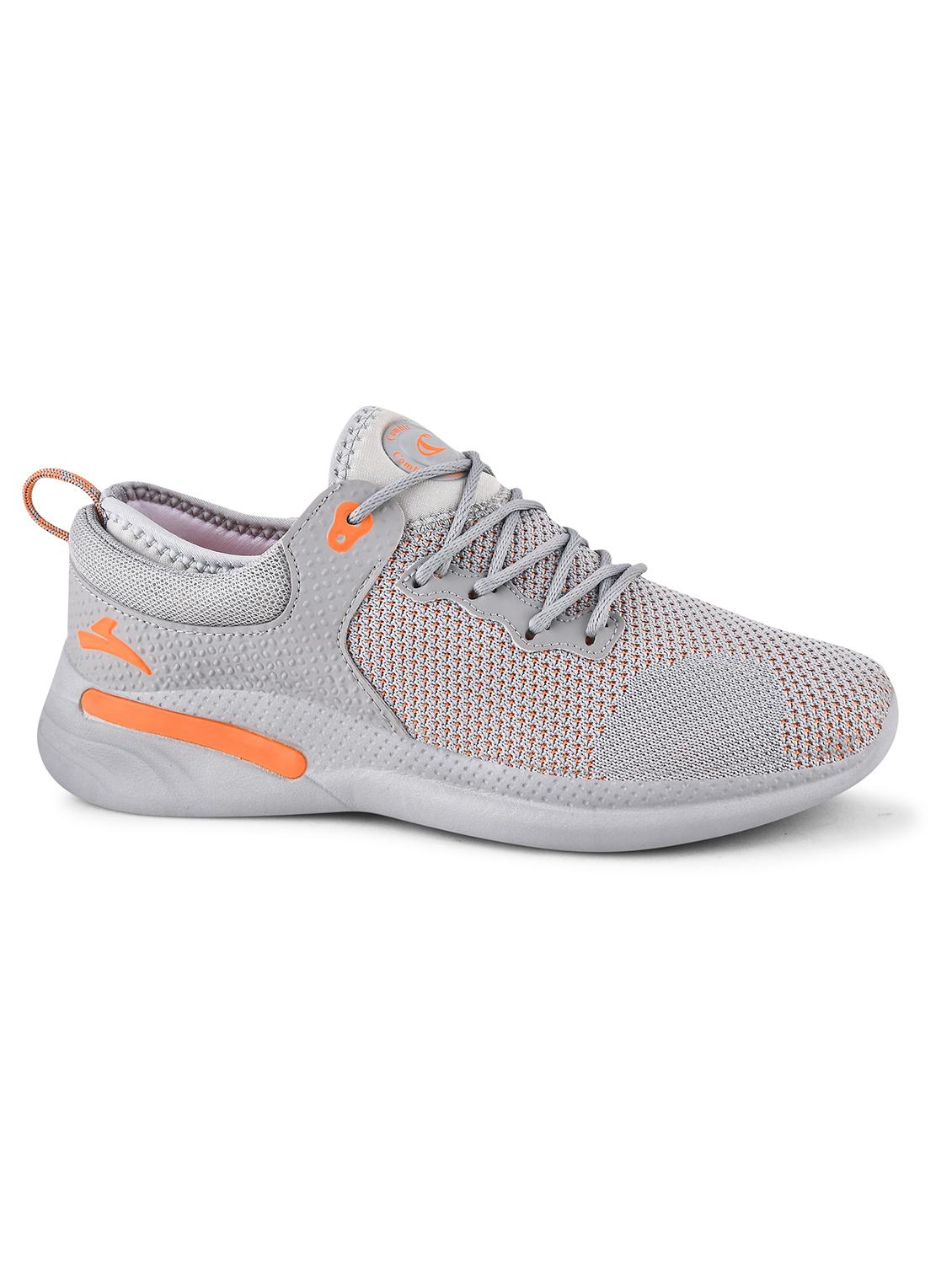 men self designed grey lace-up sport shoe - 20449221 -  Standard Image - 1